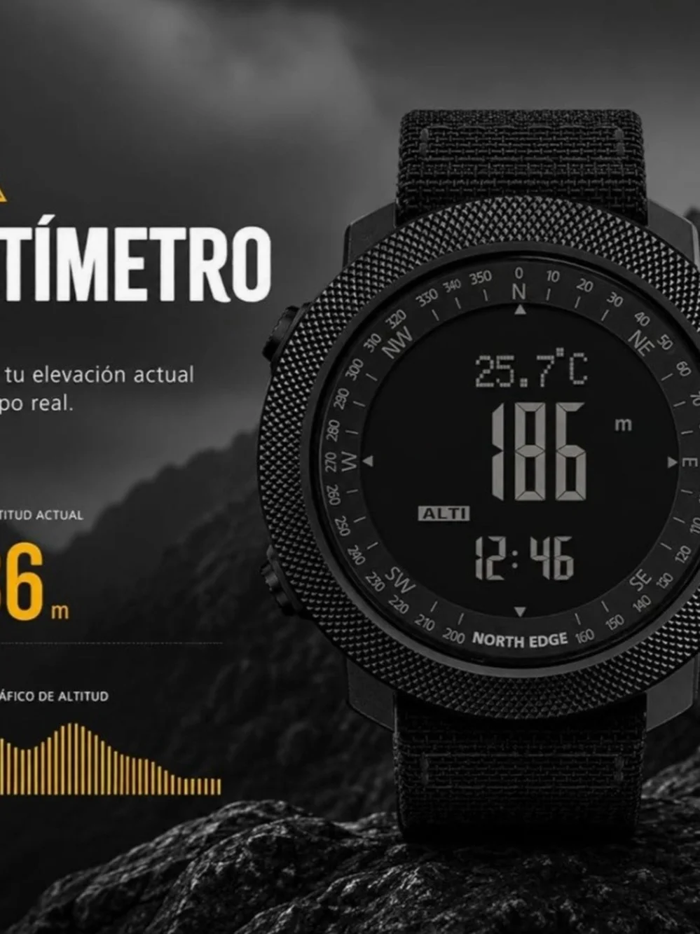 North Edge Apache Men's Digital Tactical Watch